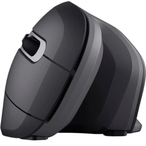 Equip 245119, Mano destra, Design verticale, Ottico, USB Type-A + USB Type-C, 7200 DPI, Nero